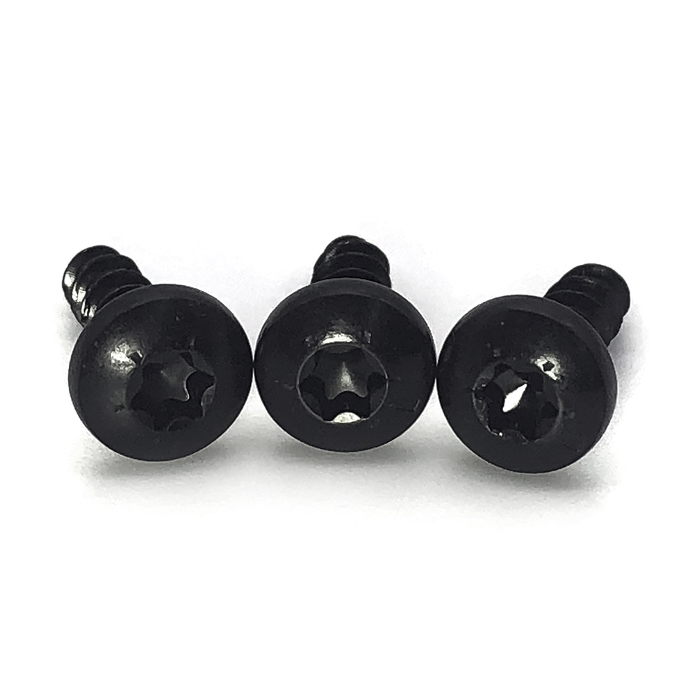 發黑防盜螺釘圓頭梅花螺絲自攻螺絲釘