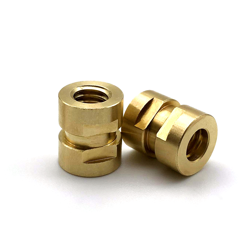 銅非標環形螺母 黃銅開槽圓螺母