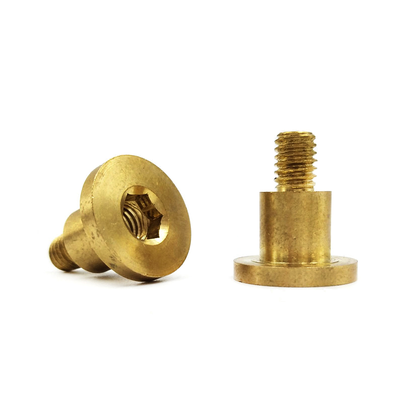 非標黃銅平頭內六角臺階螺絲