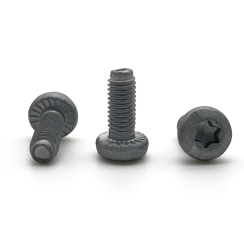 圓頭盤(pán)頭內(nèi)梅花螺絲 達(dá)克羅 防盜花型螺絲