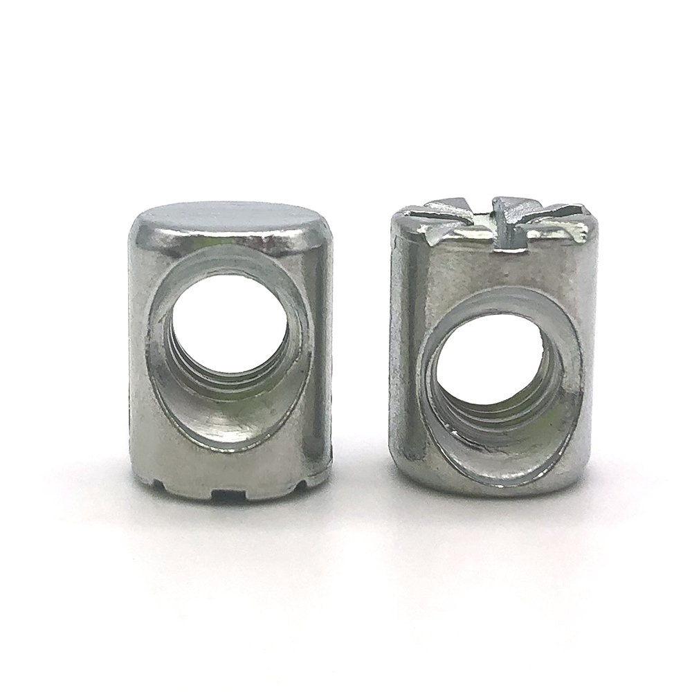 開槽家具螺母 非標螺母 米字槽螺母 橫控螺母 鍍鋅螺母