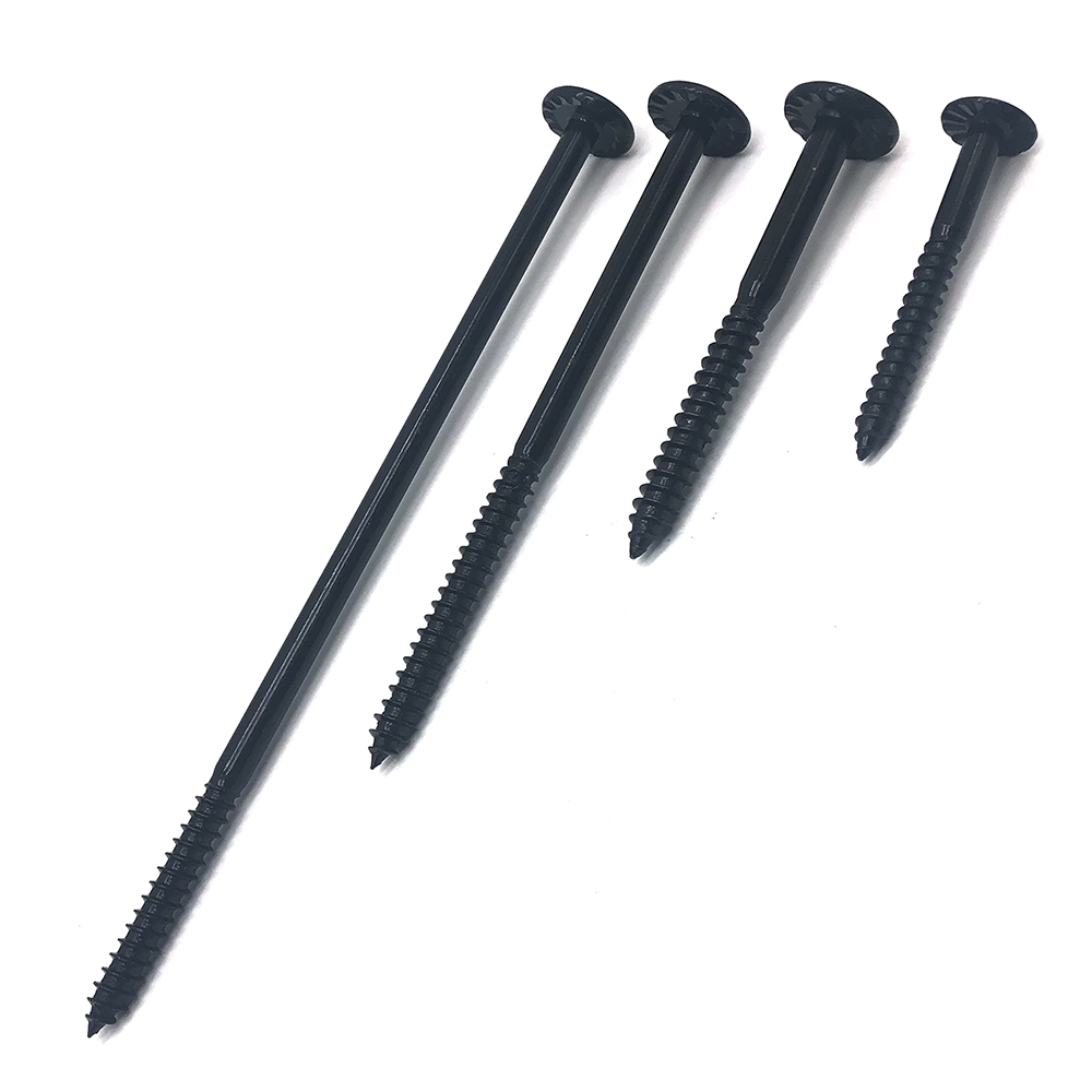 定制非標螺絲 鍍黑鋅螺絲 手擰螺絲 梅花螺絲 圓頭帶介螺絲 新能源汽車螺絲