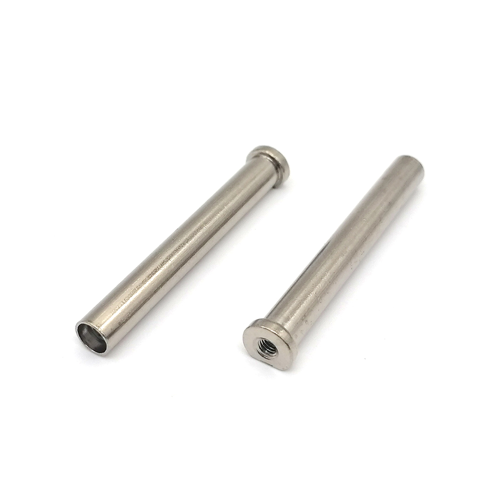 廠家生產(chǎn)圓柱銷304不銹鋼內(nèi)螺紋圓柱銷 光軸 滾花軸 玩具搓花軸 搓花圓 柱銷定制非標(biāo)銷軸