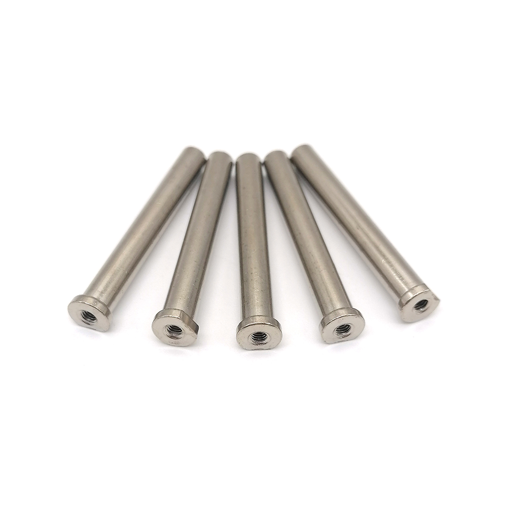 廠家生產(chǎn)圓柱銷304不銹鋼內(nèi)螺紋圓柱銷 光軸 滾花軸 玩具搓花軸 搓花圓 柱銷定制非標(biāo)銷軸