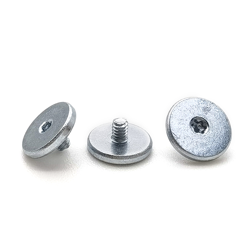 創河廠家生廠平頭梅花螺絲鍍藍白鋅電子小螺絲扁頭螺絲定制非標螺絲