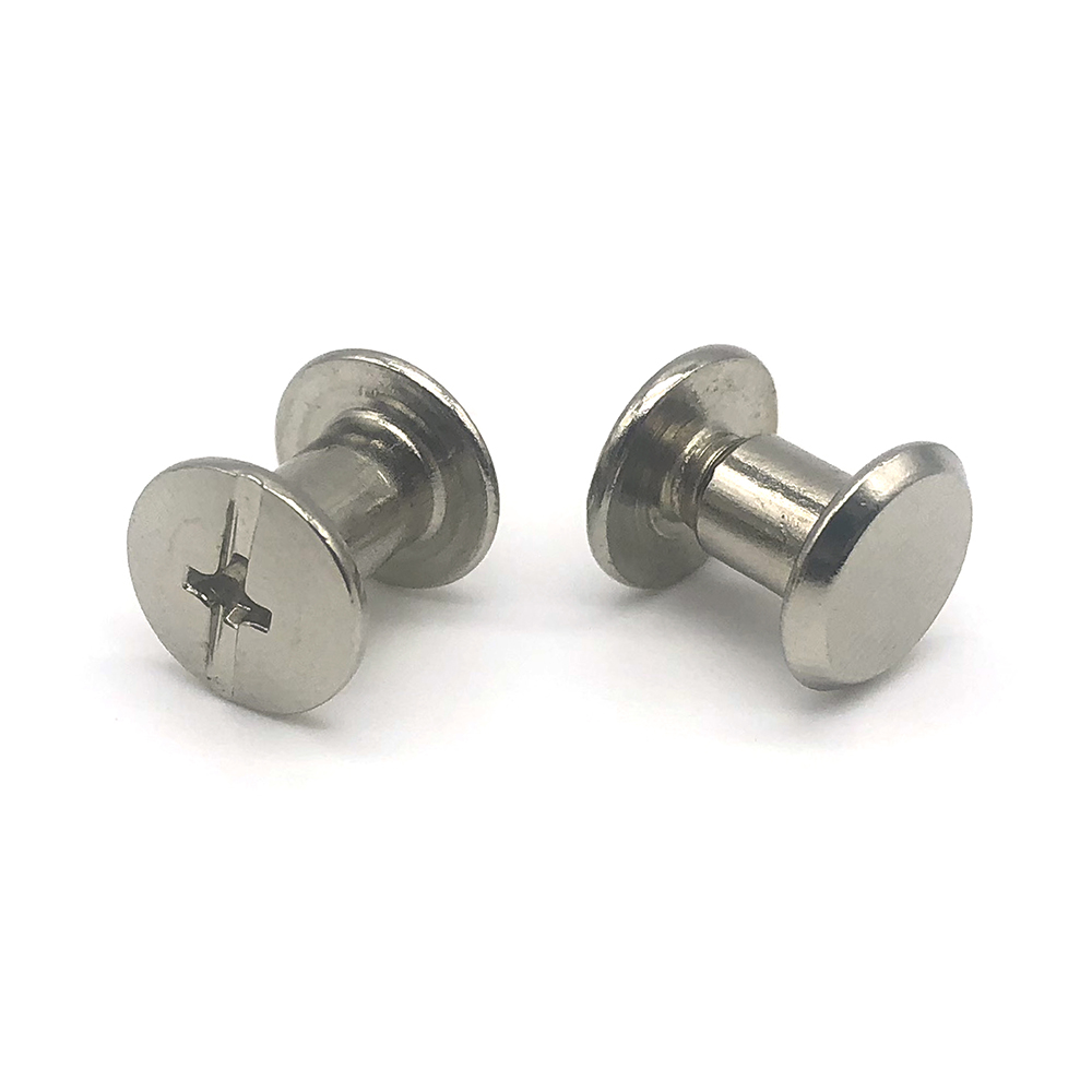 304不銹鋼子母鉚釘對(duì)鎖子母螺絲字母工字釘子母釘賬本釘定制非標(biāo)螺絲